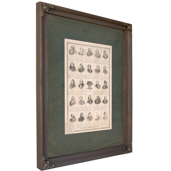 Our Presidents 1789 191 191 — Bourbon Framed Canvas Print | Bella Frye