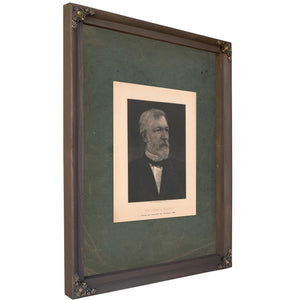 Hon James J Blaine Republican Candidate for President 1884 1884 — Bourbon Framed Canvas Print | Bella Frye