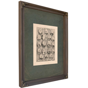 The First Presidents of the Church of Jesus Christ of the Latter Day Saints 1879 — Bourbon Framed Canvas Print | Bella Frye