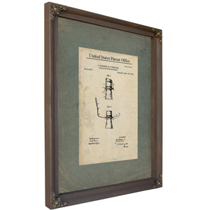 The Corked Secret Patent for Bottle Stopper Fastening — Framed Wall Art Room View | Bella Frye