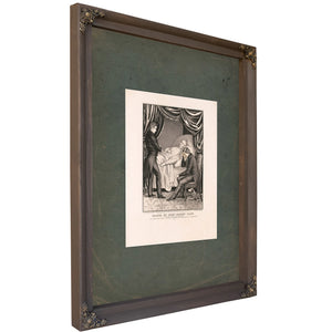 Death of Honl Henry Clay_ My Son I Am Going Sit by Me 1852 — Bourbon Framed Canvas Print | Bella Frye