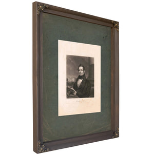 Thaddeus Stevens 1838 — Bourbon Framed Canvas Print | Bella Frye