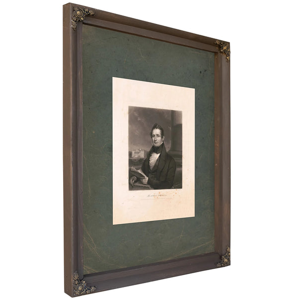 Thaddeus Stevens 1838 — Bourbon Framed Canvas Print | Bella Frye