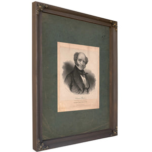 Martin Van Buren President of the United States 1839 — Bourbon Framed Canvas Print | Bella Frye