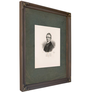 Mark a Cooper Representative From Georgia 1843 — Bourbon Framed Canvas Print | Bella Frye