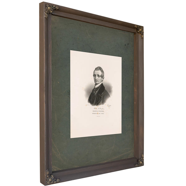 Mark a Cooper Representative From Georgia 1843 — Bourbon Framed Canvas Print | Bella Frye