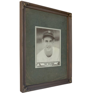 Ted Williams 194 Play Ball — Bourbon Framed Canvas Print | Bella Frye