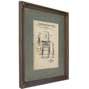 The Speakeasys Secret Prohibitions Last Breath Patent — Framed Wall Art Room View | Bella Frye