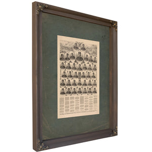 The Military and Historical Portrait Group 19th Century — Bourbon Framed Canvas Print | Bella Frye