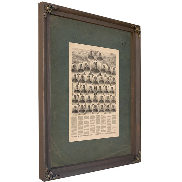 The Military and Historical Portrait Group 19th Century — Bourbon Framed Canvas Print | Bella Frye