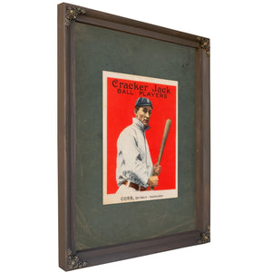 Cracker Jack Ty Cobb — Bourbon Framed Canvas Print | Bella Frye