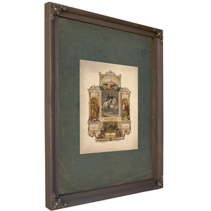 George Washington 1877 — Bourbon Framed Canvas Print | Bella Frye