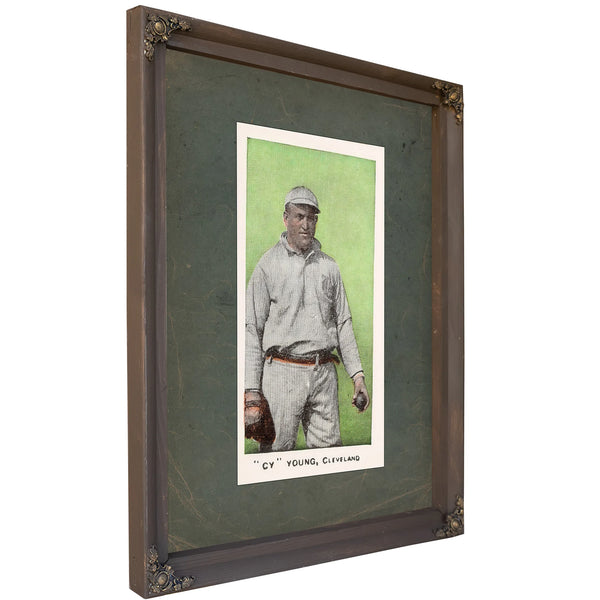 E98 Set of 3 Cy Young Green 53c13 — Bourbon Framed Canvas Print | Bella Frye