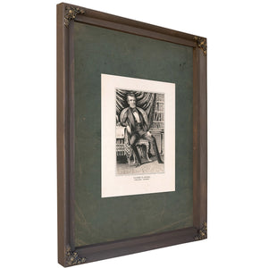 James K Polk Freedoms Champion 1846 — Bourbon Framed Canvas Print | Bella Frye