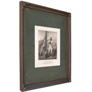 Pioneers of America Westward the Star of Empire Takes Its Way 1897 — Bourbon Framed Canvas Print | Bella Frye
