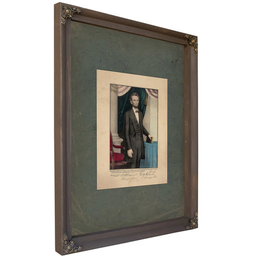 The People of These United States Are the Rightful Masters of Both Congresses and Courts1864 — Bourbon Framed Canvas Print | 