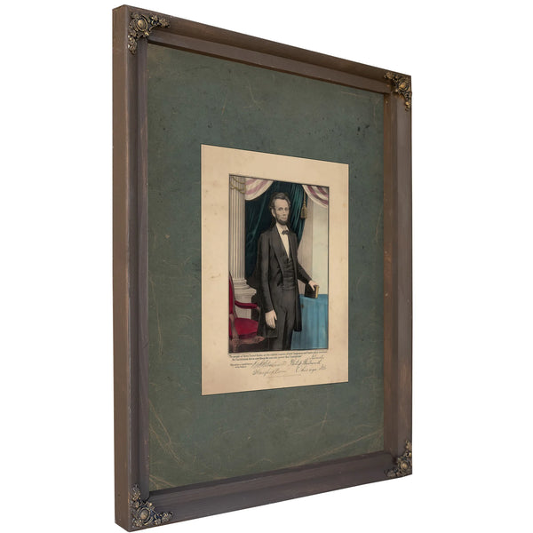 The People of These United States Are the Rightful Masters of Both Congresses and Courts1864 — Bourbon Framed Canvas Print | 