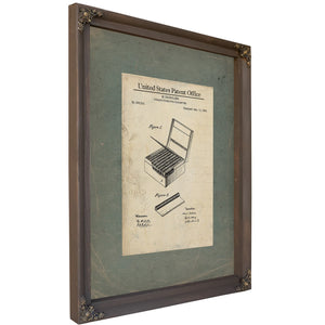 The Pacholder Cigarette Form Patent — a Ritual of Smoke and Industry — Framed Wall Art Room View | Bella Frye