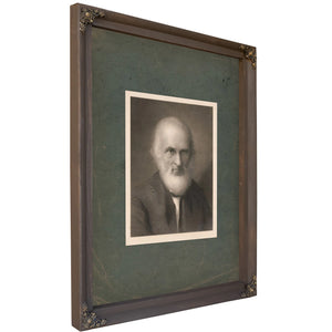 John Greenleaf Whittier 1899 — Bourbon Framed Canvas Print | Bella Frye