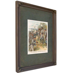 Stonewall Jackson Bull Run Aug 17 1861 19 — Bourbon Framed Canvas Print | Bella Frye