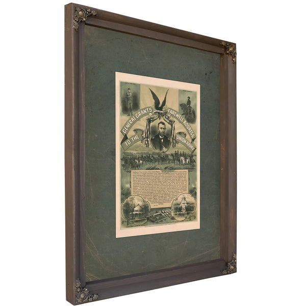 President Lincoln and Family 19th Century — Bourbon Framed Canvas Print | Bella Frye