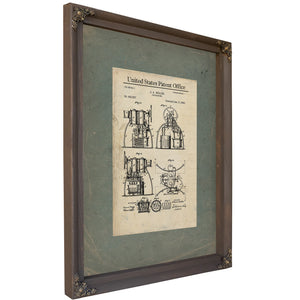 The Muller Ice Machine Patent Industrial Alchemy of the Gilded Age — Framed Wall Art Room View | Bella Frye