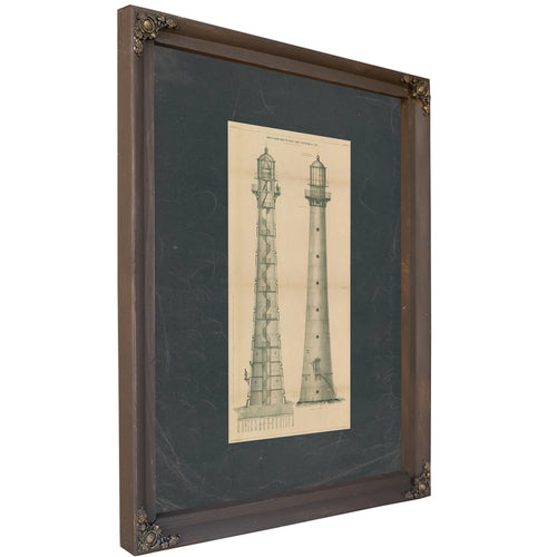 Cape Canaveral Iron Sentinel the Keepers Spiral Ascent — Bourbon Framed Canvas Print | Bella Frye