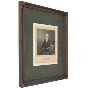Aron Burr Third Vice President of the United States 1836 — Bourbon Framed Canvas Print | Bella Frye