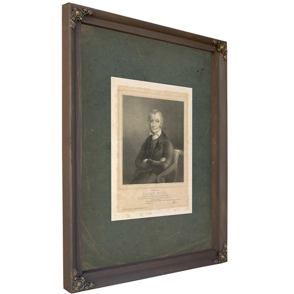 Aron Burr Third Vice President of the United States 1836 — Bourbon Framed Canvas Print | Bella Frye