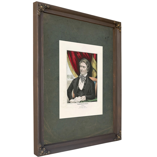 Cassius M Clay of Kentucky the Champion of Liberty 1846 — Bourbon Framed Canvas Print | Bella Frye