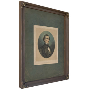 Jefferson Davis 185 187 — Bourbon Framed Canvas Print | Bella Frye
