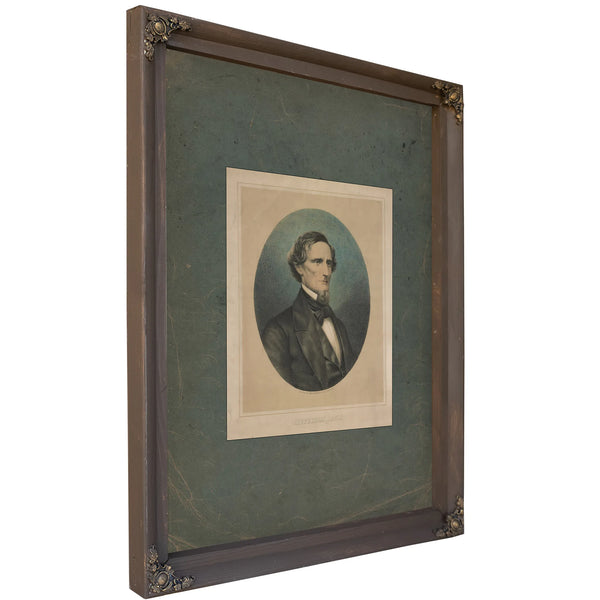 Jefferson Davis 185 187 — Bourbon Framed Canvas Print | Bella Frye