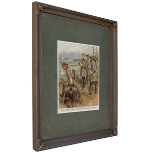 Gen Robert E Lee at Fredericksburg Dec 13 1862 19 — Bourbon Framed Canvas Print | Bella Frye