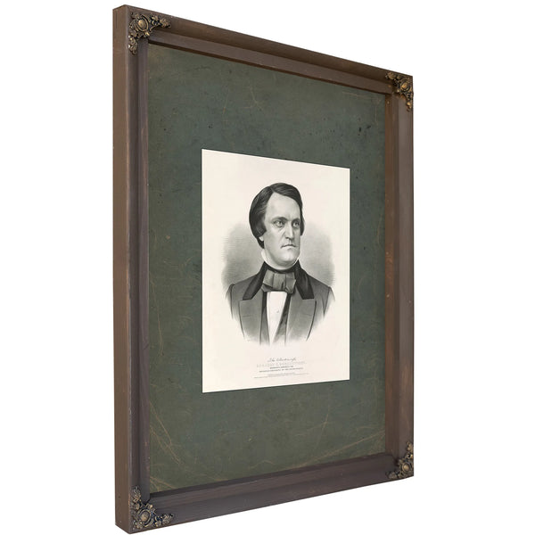 Hon John C Breckinridge Democratic Candidate for Sixteenth President of the United States 186 — Bourbon Framed Canvas Print |