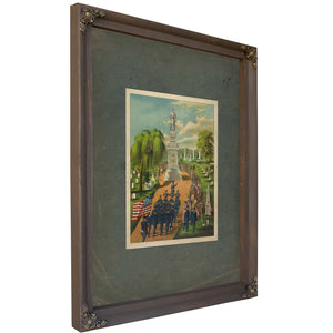 In Memory of Our Fallen Heroes 1884 — Bourbon Framed Canvas Print | Bella Frye