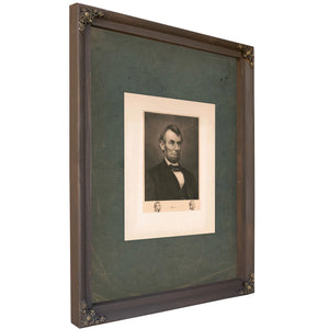 Abraham Lincoln 195 — Bourbon Framed Canvas Print | Bella Frye