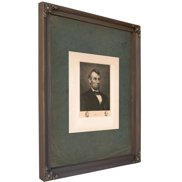 Abraham Lincoln 195 — Bourbon Framed Canvas Print | Bella Frye