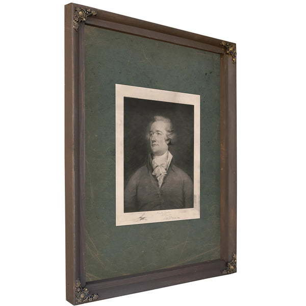 Alexander Hamilton 1896 — Bourbon Framed Canvas Print | Bella Frye