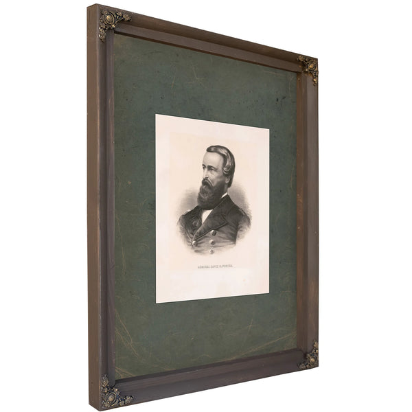 Dmiral David Porter 184s — Bourbon Framed Canvas Print | Bella Frye