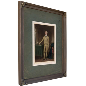 Alexander Hamilton 1932 — Bourbon Framed Canvas Print | Bella Frye