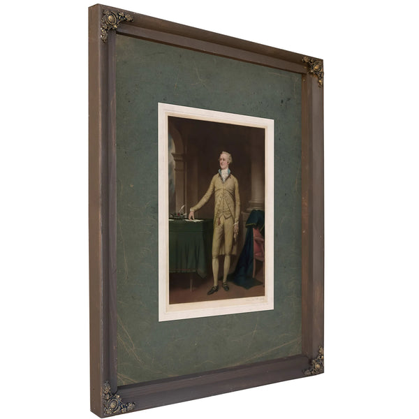 Alexander Hamilton 1932 — Bourbon Framed Canvas Print | Bella Frye