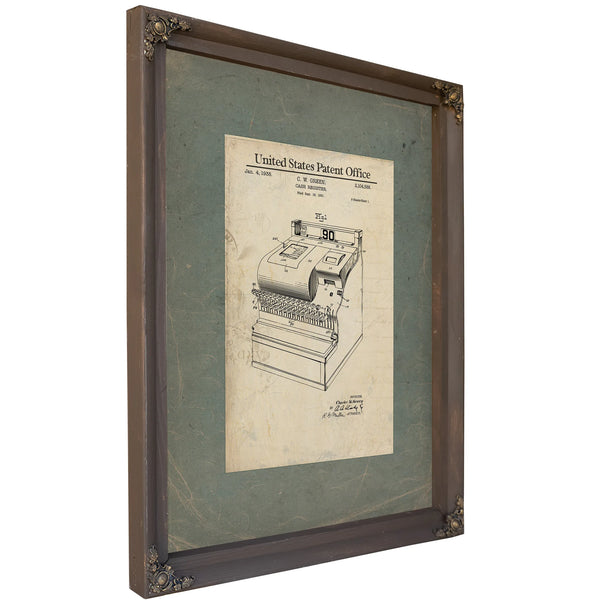 The Merchants Ledger Patent No. 214588 — Framed Wall Art Room View | Bella Frye