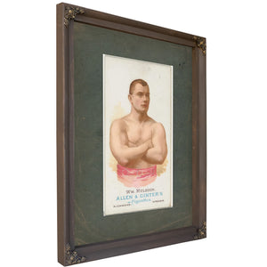 William Muldoon Wrestler From Worldand39s Champions Series 1 N28 for Allen — Bourbon Framed Canvas Print | Bella Frye