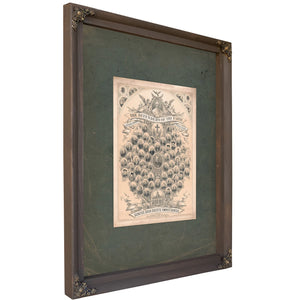 The Defenders of Faith of the Catholic Church and of the United States 1878 — Bourbon Framed Canvas Print | Bella Frye