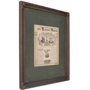Our Nations Choice Rutherford B Hayes William a Wheeler 1876 — Bourbon Framed Canvas Print | Bella Frye