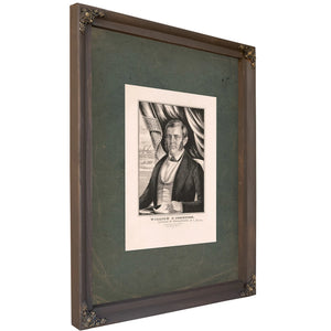 William F Johnston Governor of Pennsylvania 1848 — Bourbon Framed Canvas Print | Bella Frye