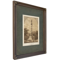 Army and Navy Monument on the Boston Common Erected 1877 1877 — Bourbon Framed Canvas Print | Bella Frye