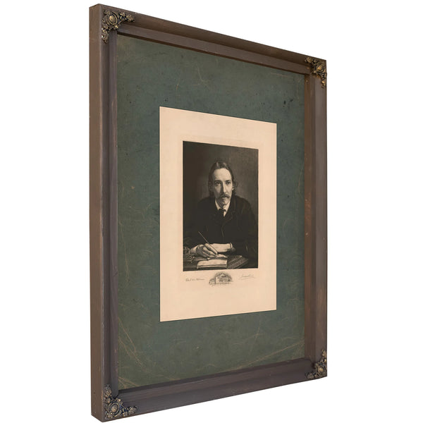 Robert Louis Stevenson 199 — Bourbon Framed Canvas Print | Bella Frye