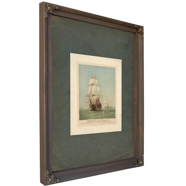 The First Journey of Victory 1778 1922 — Bourbon Framed Canvas Print | Bella Frye
