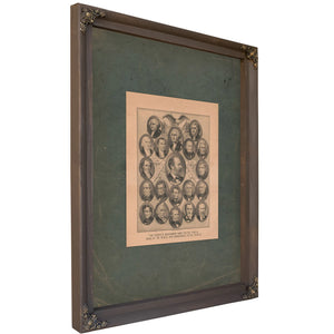 Presidential Inauguration 1881 1881 — Bourbon Framed Canvas Print | Bella Frye